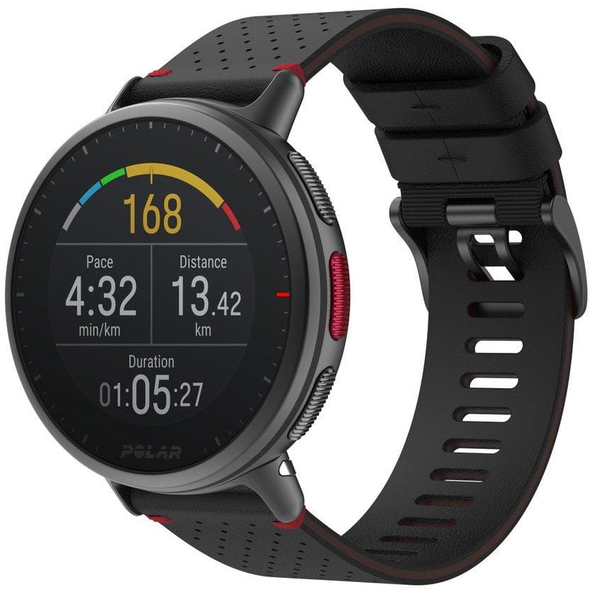 Ceas de alergare și sport cu GPS Polar Vantage V2 Black/Red Shift M/L