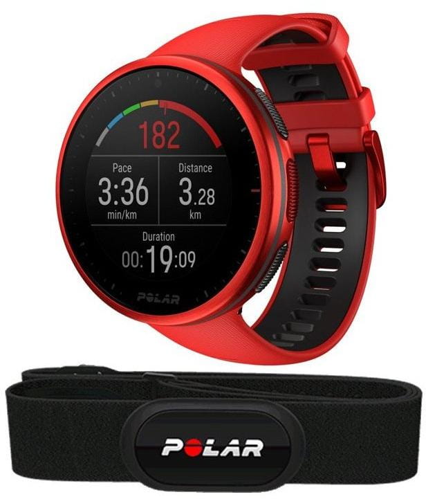 Ceas de alergare și sport cu GPS Polar Vantage V2 Red M/L HR