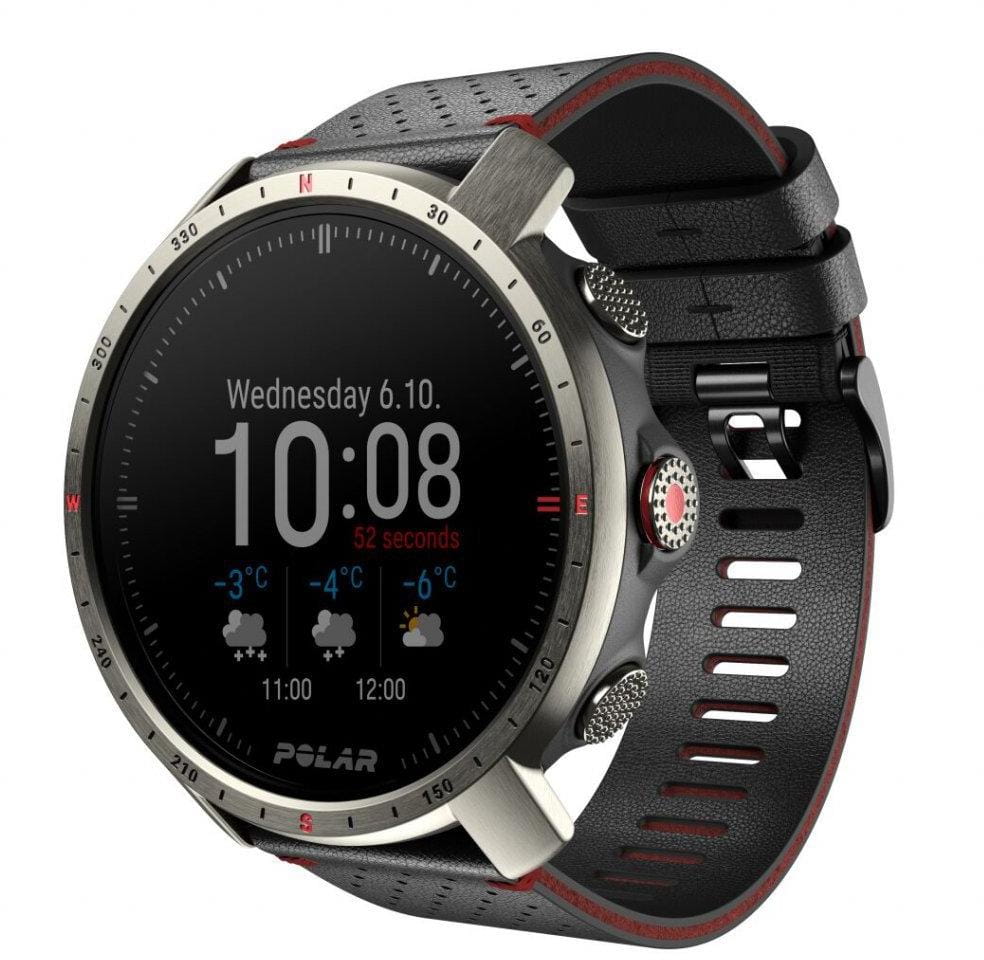 Bežecké a športové hodinky s GPS Polar Grit X Pro Titan M/L