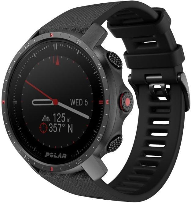 Ceas de alergare și sport cu GPS Polar Grit X Pro Black M/L