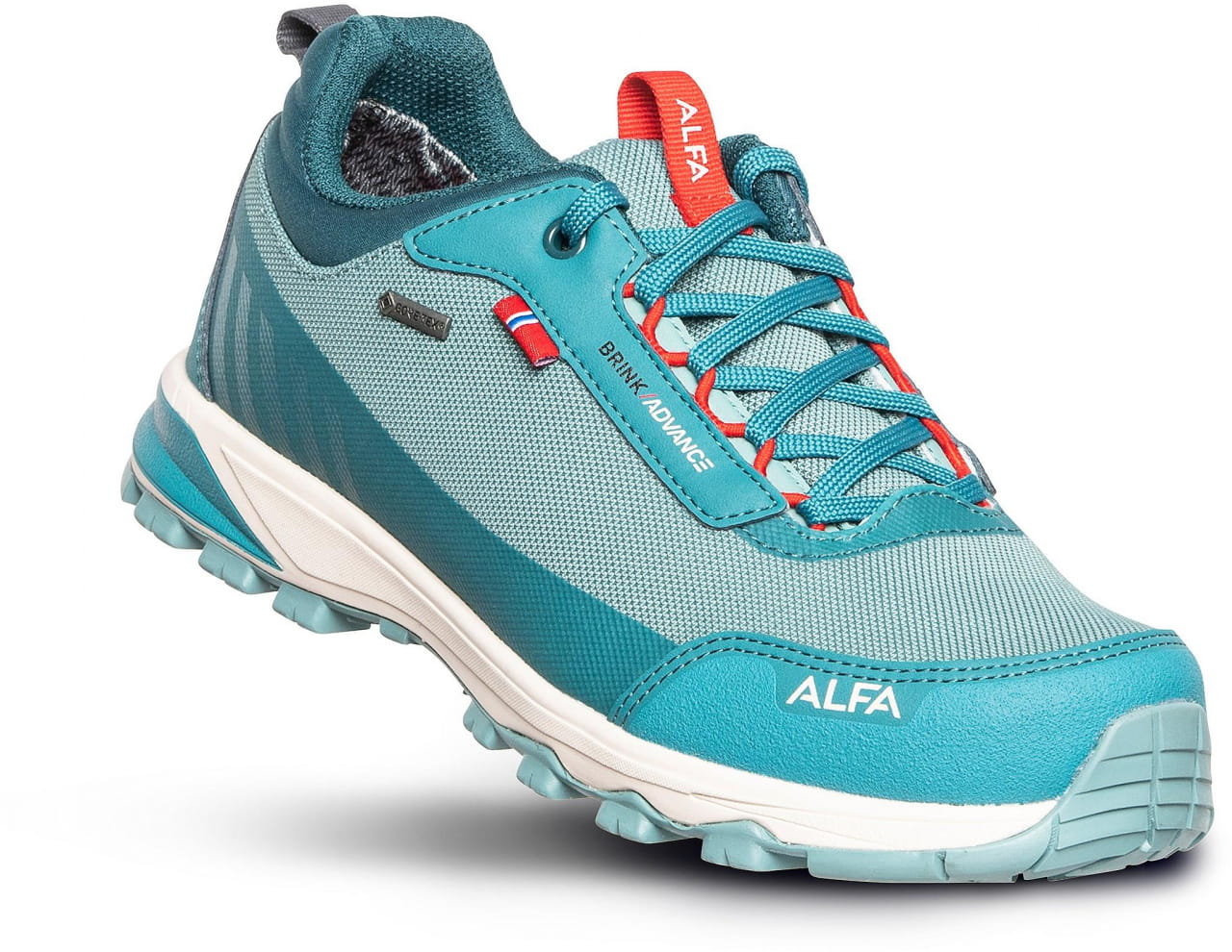 Niskie buty do wędrówek pieszych dla kobiet  Alfa Brink Advance Gtx W
