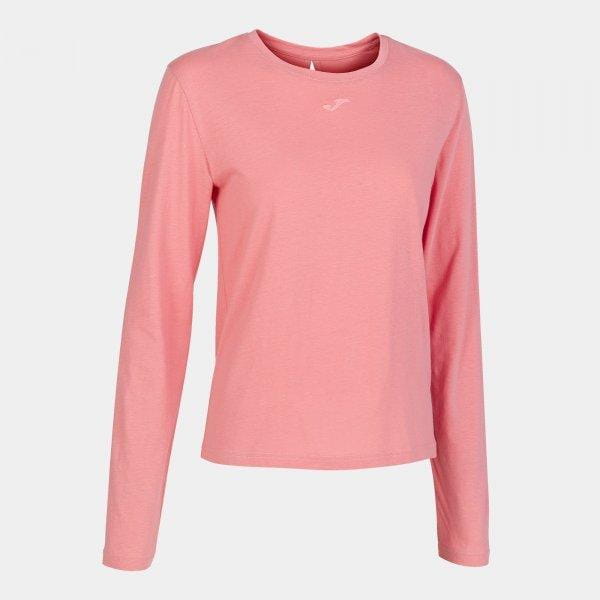 Camicia sportiva da donna Joma Organic Long Sleeve T-Shirt Pink
