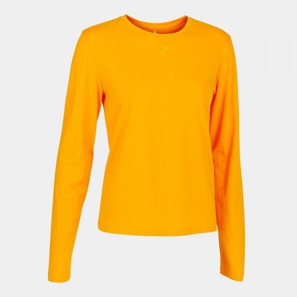 Sporthemd für Frauen Joma Organic Long Sleeve T-Shirt Orange