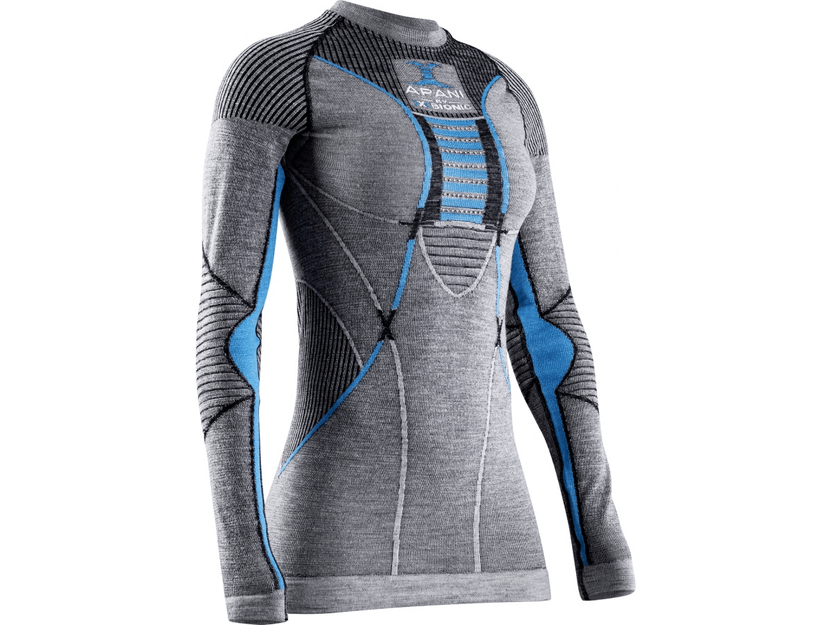 Női sportpóló X-Bionic Apani 4.0 Merino Shirt Lg Sl Wmn