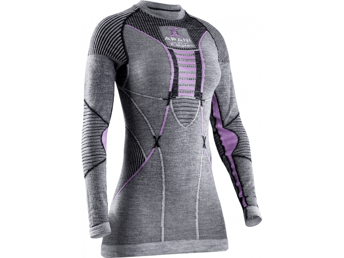 Chemise de sport pour femmes X-Bionic Apani 4.0 Merino Shirt Lg Sl Wmn