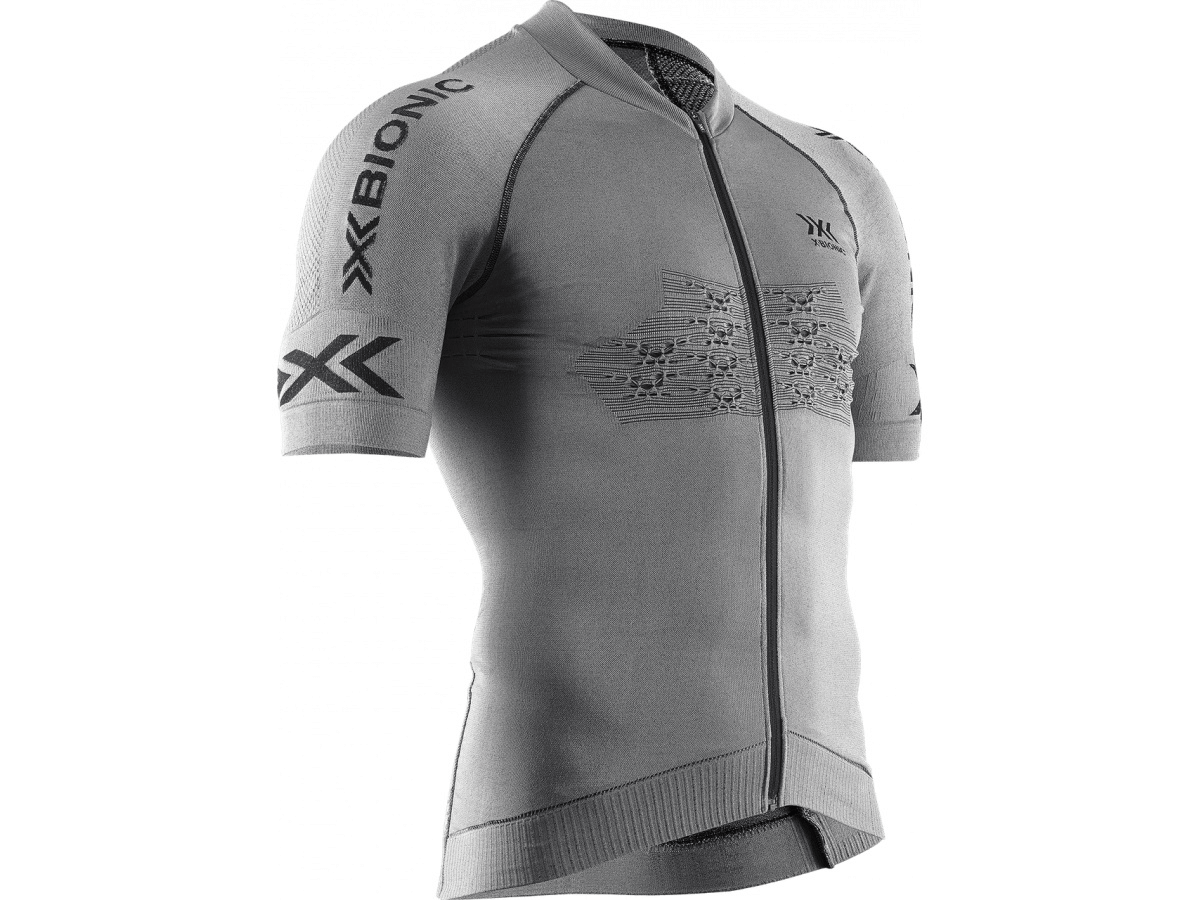 Férfi kerékpáros póló X-Bionic Fennec 4.0 Cycling Zip Shirt Sh Sl Men