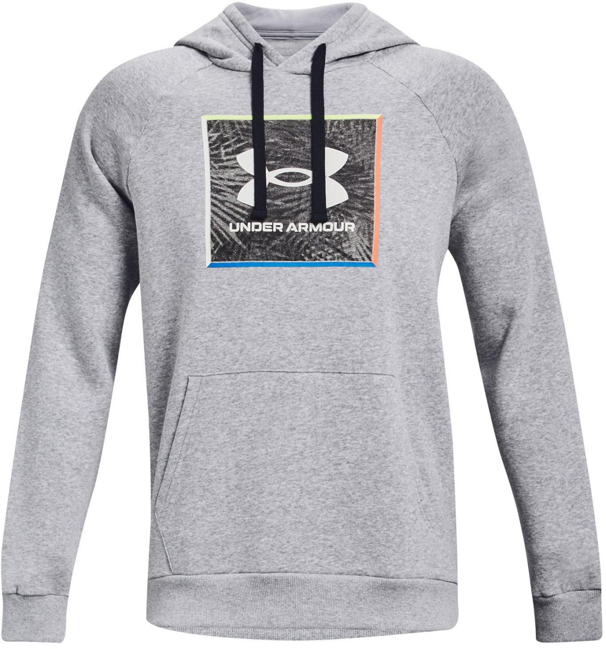 Sportliches Herren-Sweatshirt Under Armour Rival Flc Graphic Hoodie-GRY