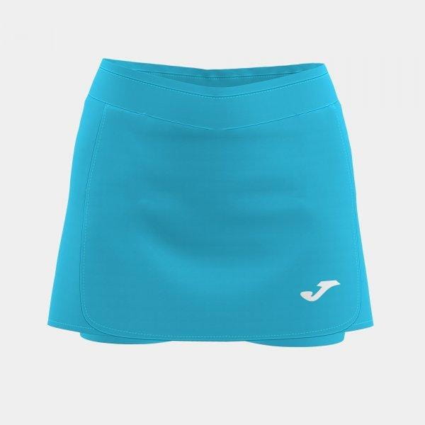 Žensko krilo Joma Open II Skirt Fluor Turquoise