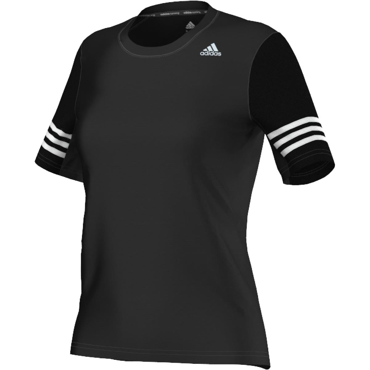 Dámské běžecké tričko adidas Response Varsity Short Sleeve Tee W