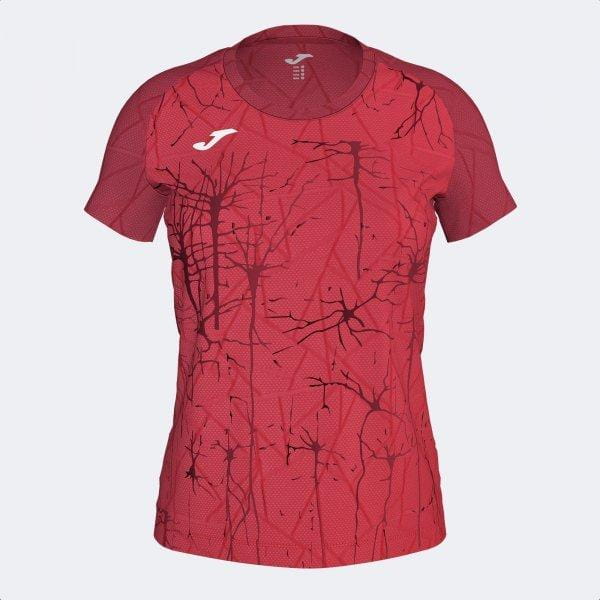 Дамска тениска Joma Elite Ix Short Sleeve T-Shirt Red