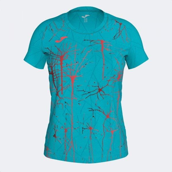 Frauen-T-Shirt Joma Elite Ix Short Sleeve T-Shirt Turquoise