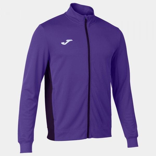 Sudadera de hombre Joma Winner II Full Zip Sweatshirt Purple