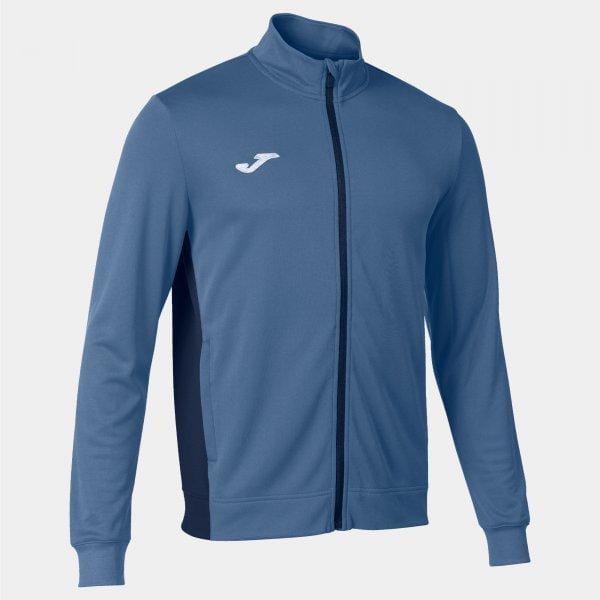 Sweat-shirt pour homme Joma Winner II Full Zip Sweatshirt Blue