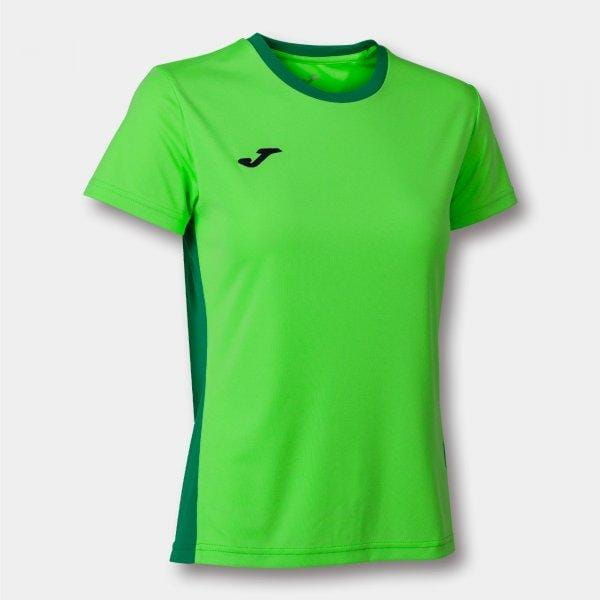 Koszulka damska Joma Winner II Short Sleeve T-Shirt Fluor Green