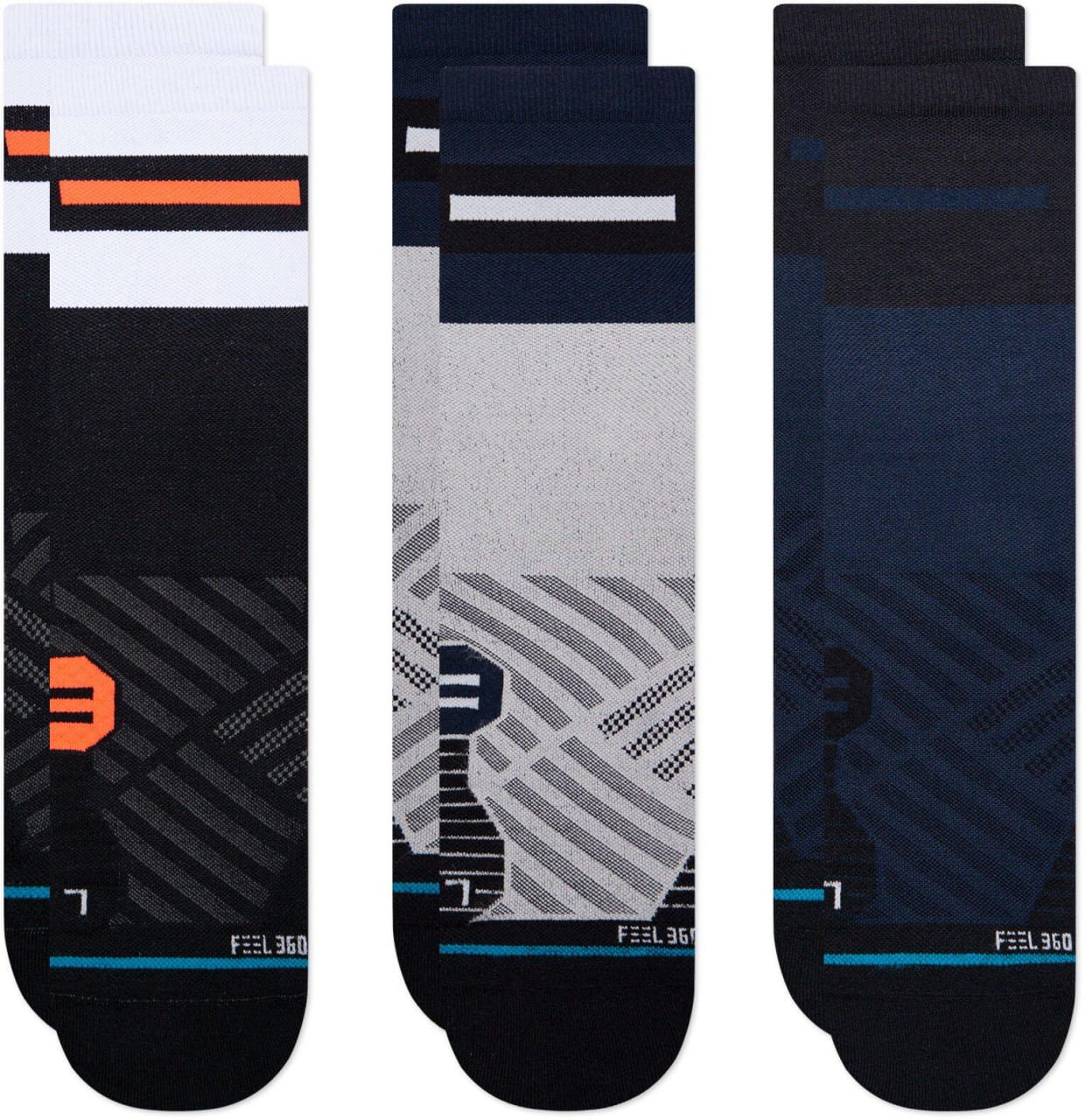 Unisex ponožky Stance Duration 3 Pack Multi