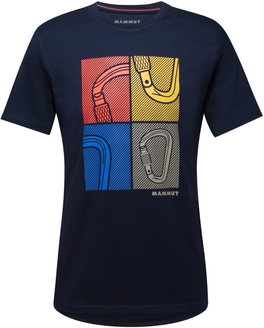 Kurzarmhemd für Männer Mammut Sloper T-Shirt  Carabiners