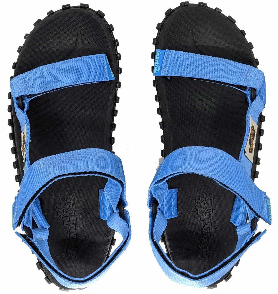 Unisex-Sommer-Flip-Flops Gumbies Scrambler Sandals Light Blue