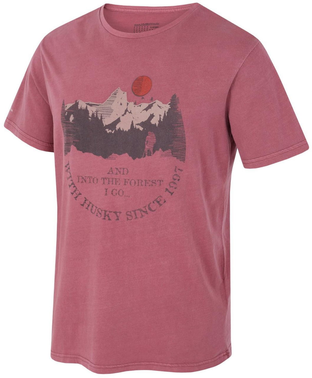 Pánske outdoorové tričko Husky Pánské  Triko Bavlněné Tee Forest M
