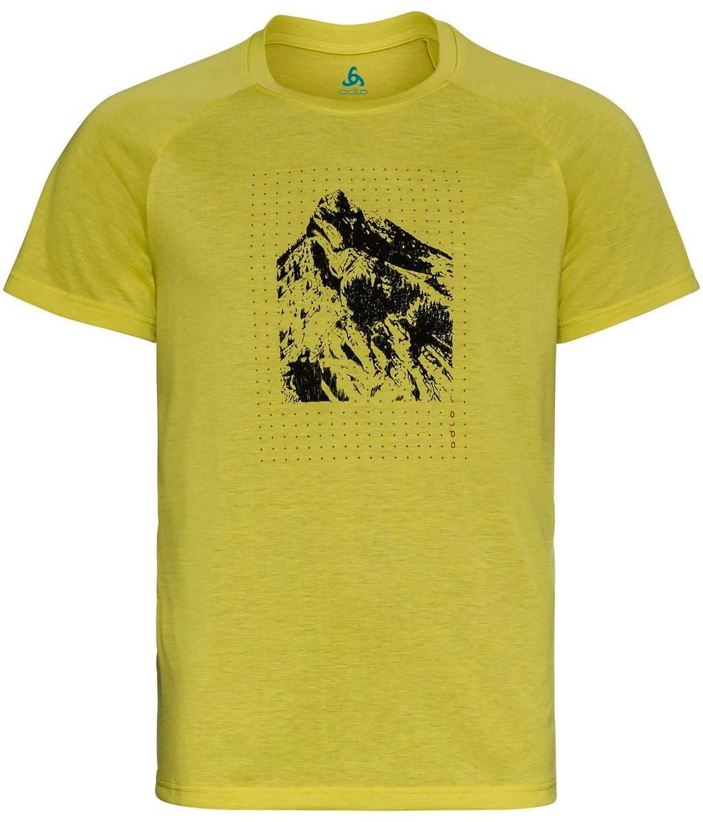 Pánské tričko s krátkým rukávem Odlo T-Shirt Crew Neck Halden Print