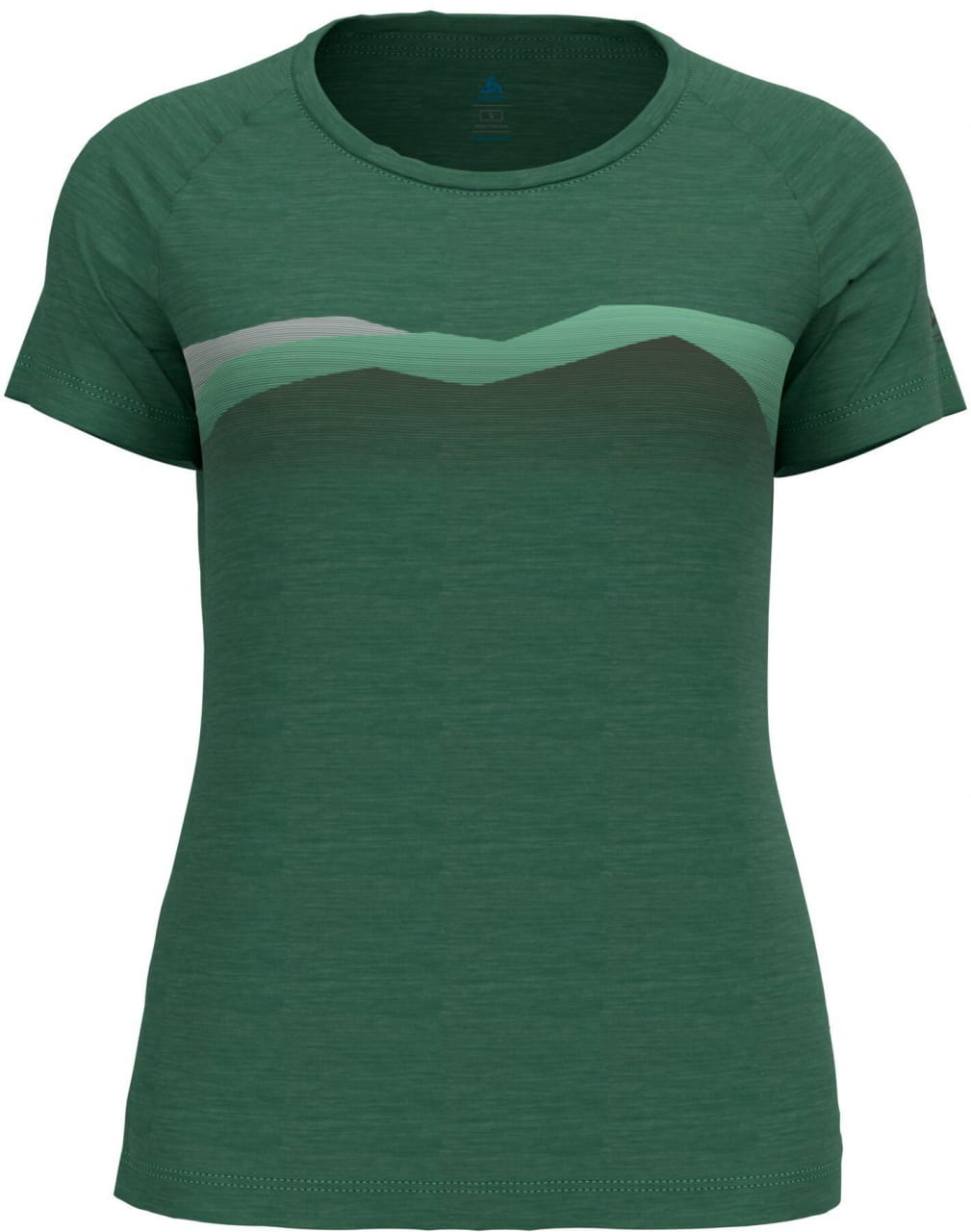 Kurzarm-T-Shirt für Frauen Odlo T-Shirt Crew Neck Concord Seasonal