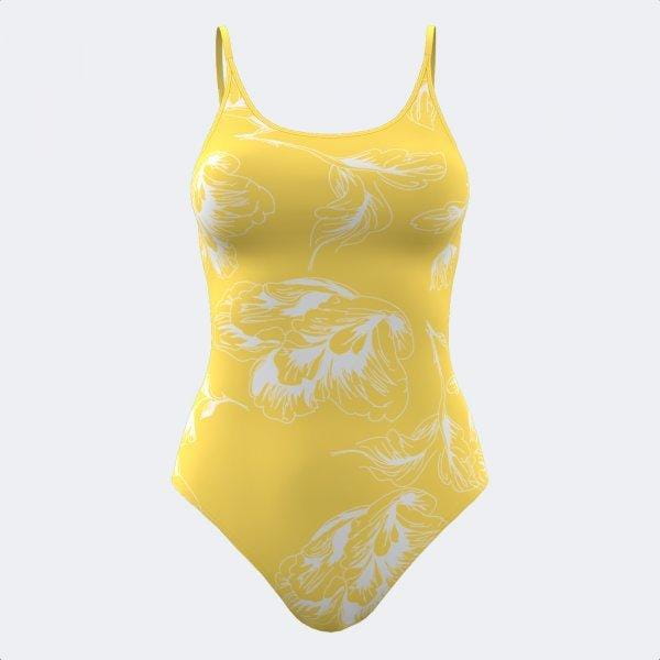 Dames zwemkleding Joma Santa Mónica Swimsuit Yellow