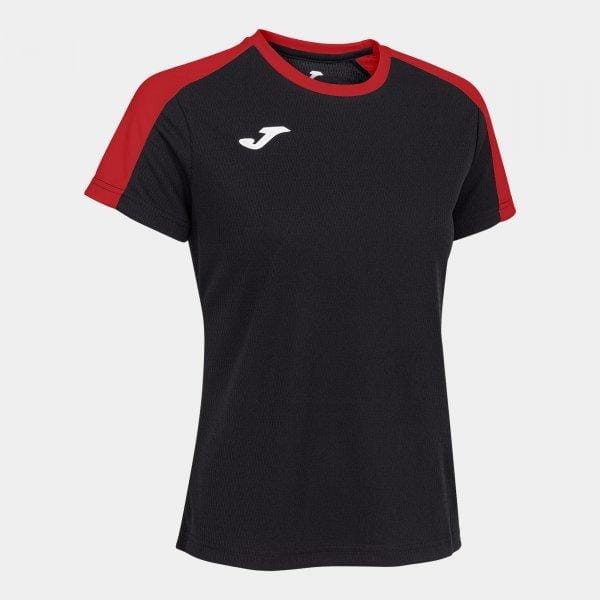 Frauen-T-Shirt Joma Eco Championship Short Sleeve T-Shirt Black Red