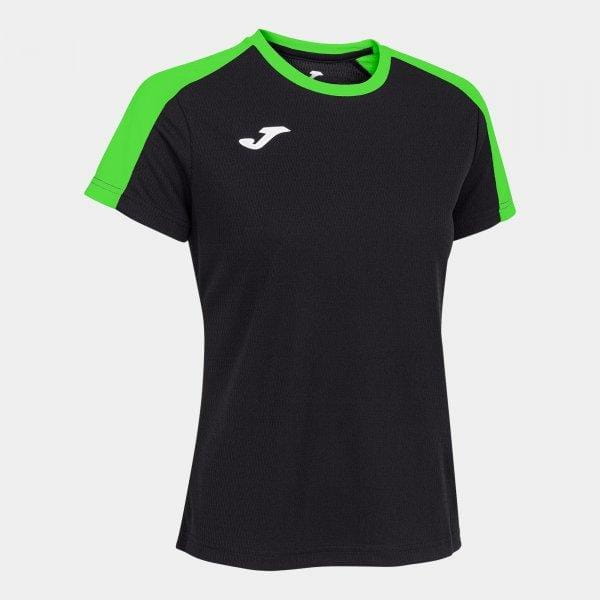 Dámske tričko Joma Eco Championship Short Sleeve T-Shirt Black Fluor Green