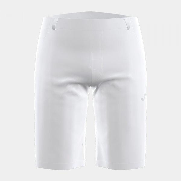 Pantaloni scurți pentru bărbați Joma Pasarela III Bermuda White