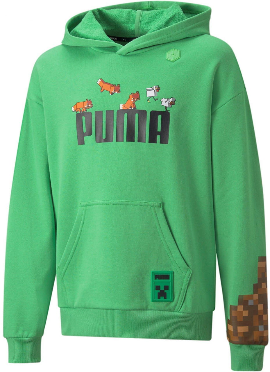 Sportliches Kinder-Sweatshirt Puma x MINECRAFT Hoodie Kids