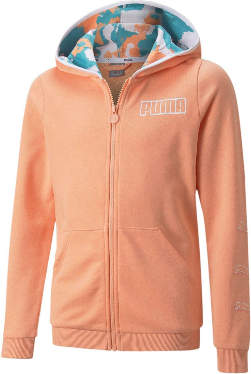 Sportliches Kinder-Sweatshirt Puma Alpha Full-Zip Hoodie TR G