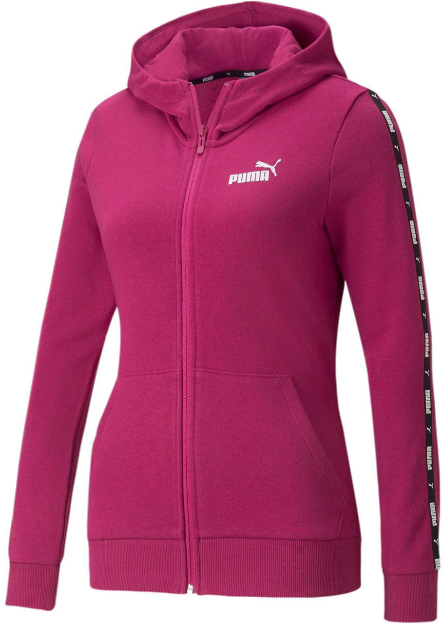 Sportliches Damen-Sweatshirt Puma Power Tape Full-Zip Hoodie TR