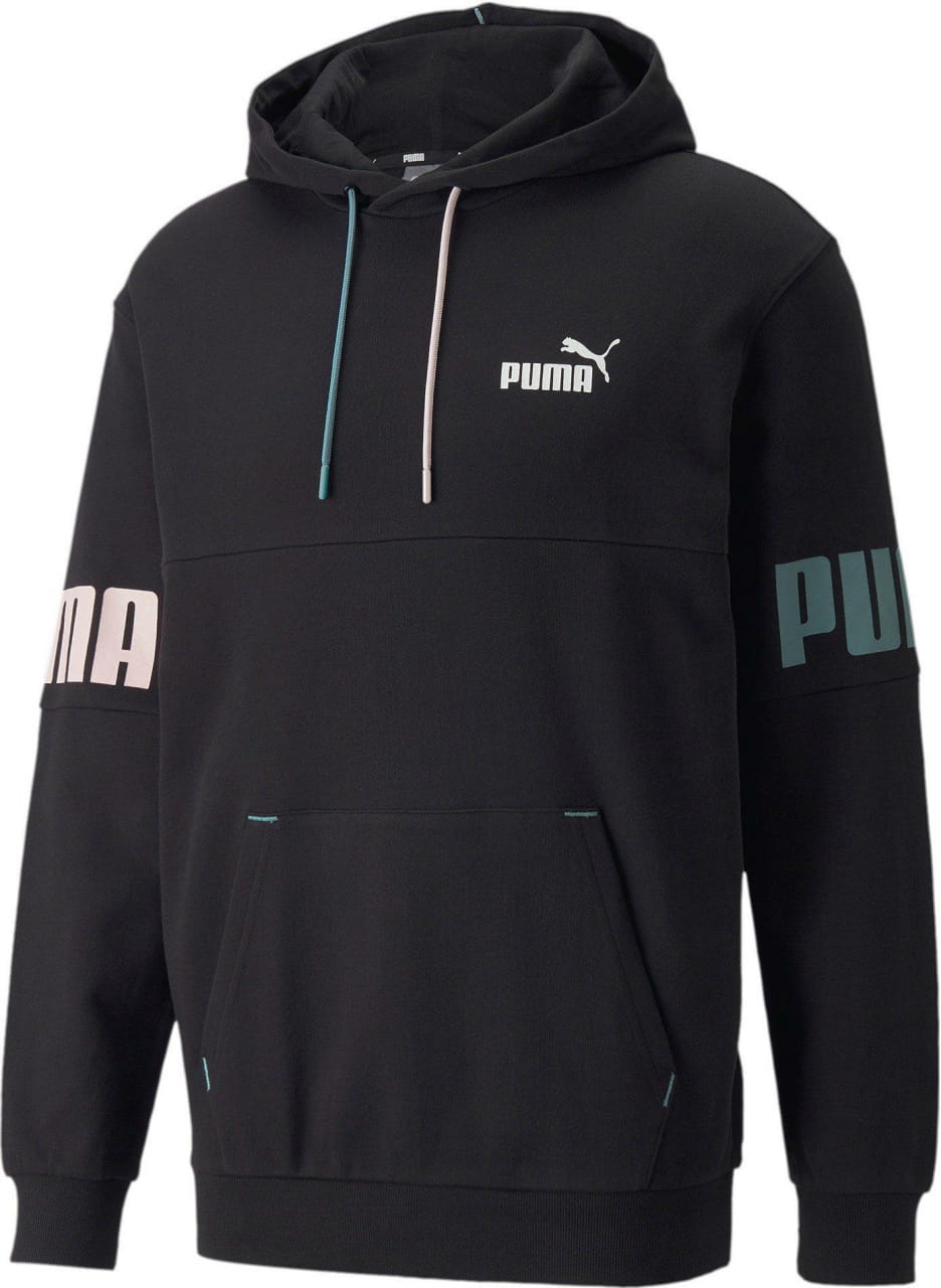 Férfi sport pulóver Puma Power Colorblock Hoodie TR