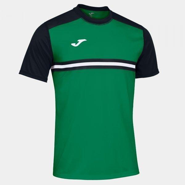 T-shirt pour homme Joma Hispa IV Short Sleeve T-Shirt Green Black
