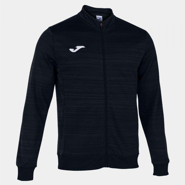 Férfi pulóver Joma Grafity III Full Zip Sweatshirt Black