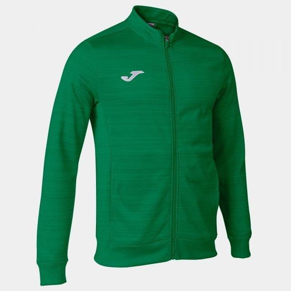 Férfi pulóver Joma Grafity III Full Zip Sweatshirt Green