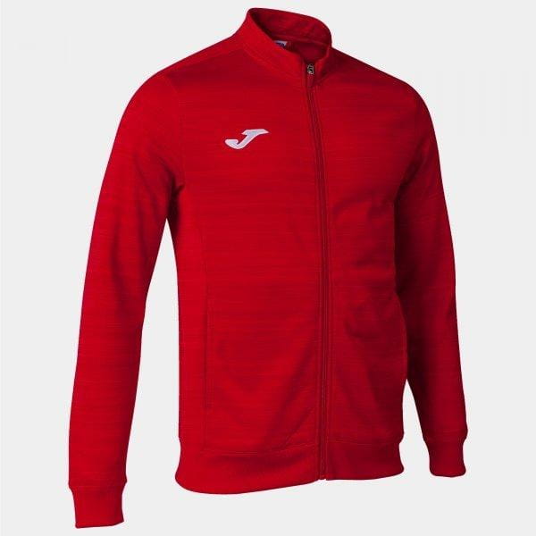 Férfi pulóver Joma Grafity III Full Zip Sweatshirt Red