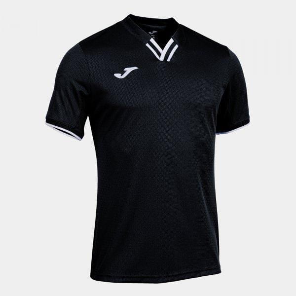 T-shirt pour homme Joma Toletum IV Short Sleeve T-Shirt Black White