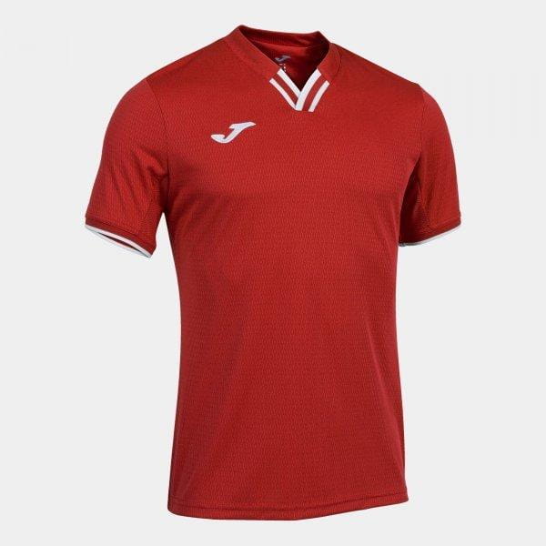 Camiseta de hombre Joma Toletum IV Short Sleeve T-Shirt Red White