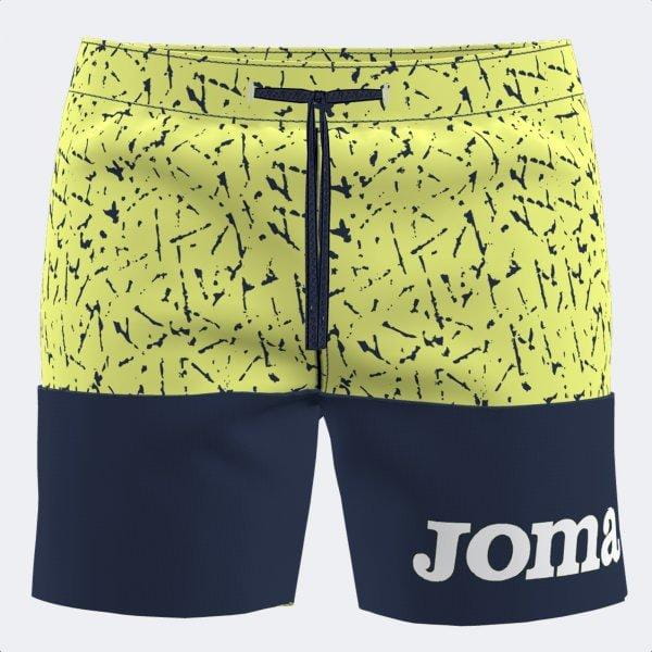 Costumi da bagno da uomo Joma Pints Swim Shorts Yellow Navy