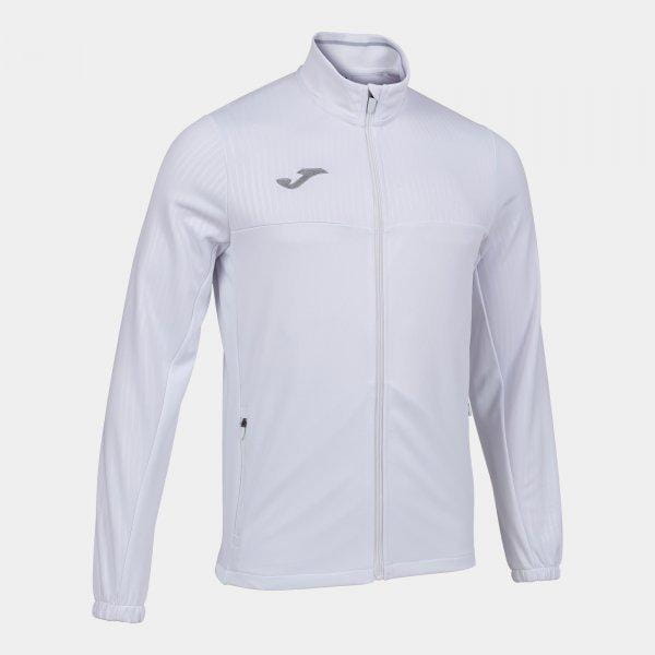 Sweat-shirt pour homme Joma Montreal Full Zip Sweatshirt White