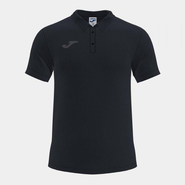 Pánske tričko Joma Pasarela III Short Sleeve Polo Black