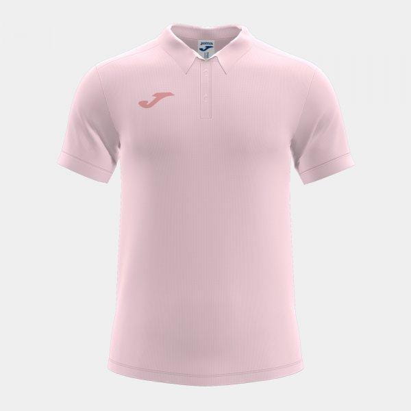 Pánské tričko Joma Pasarela III Short Sleeve Polo Pink