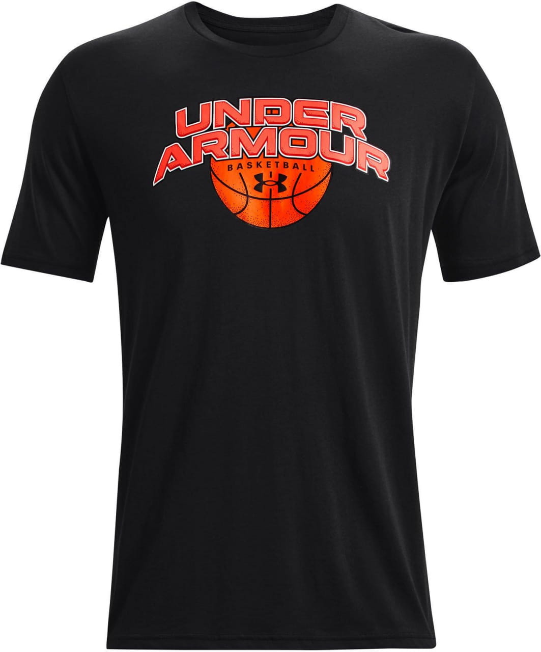 Koszulka do koszykówki męskiej Under Armour BBALL BRANDED WRDMRK  SS-BLK