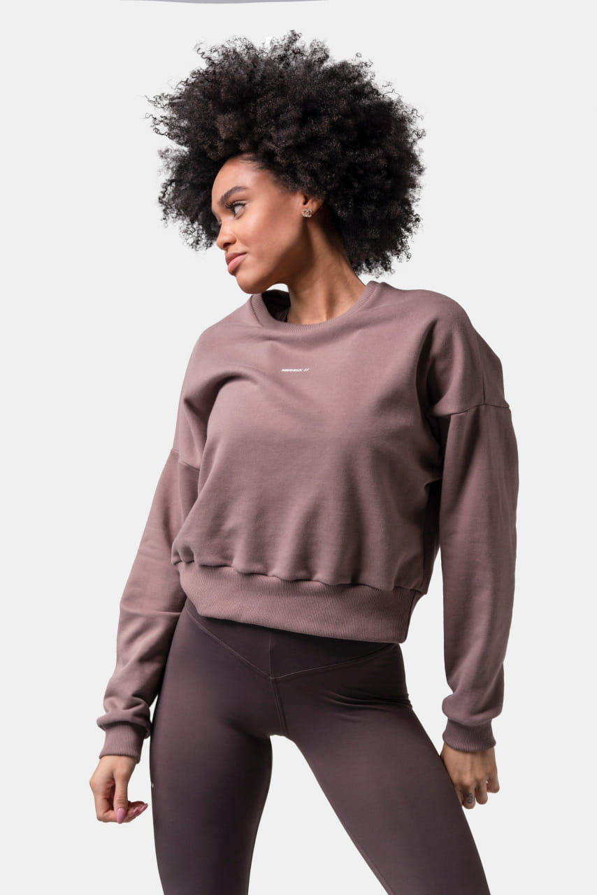 Lockeres Sweatshirt für Frauen Nebbia Loose Fit Sweatshirt “Feeling Good”