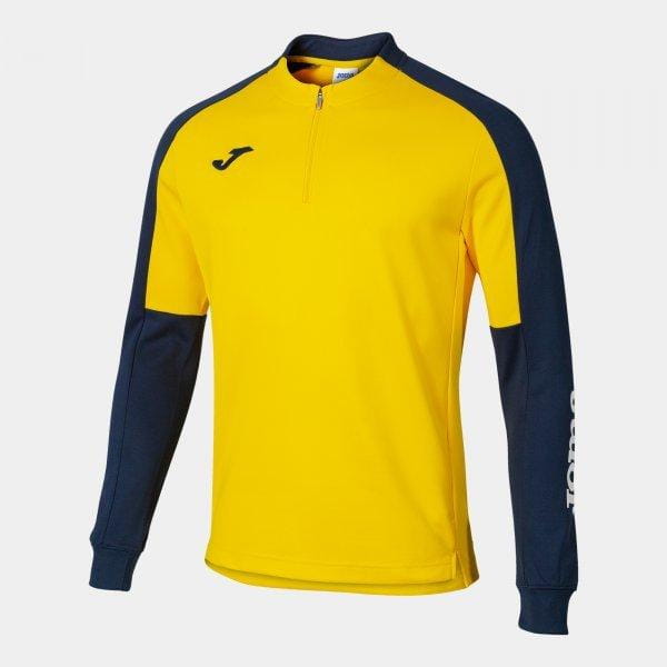 Férfi pulóver Joma Eco Championship Sweatshirt Yellow Navy