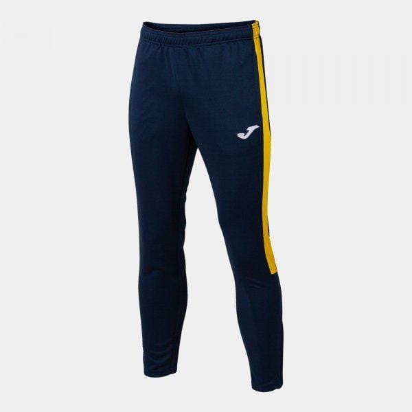 Pantaloni da uomo Joma Eco Championship Long Pants Navy Yellow