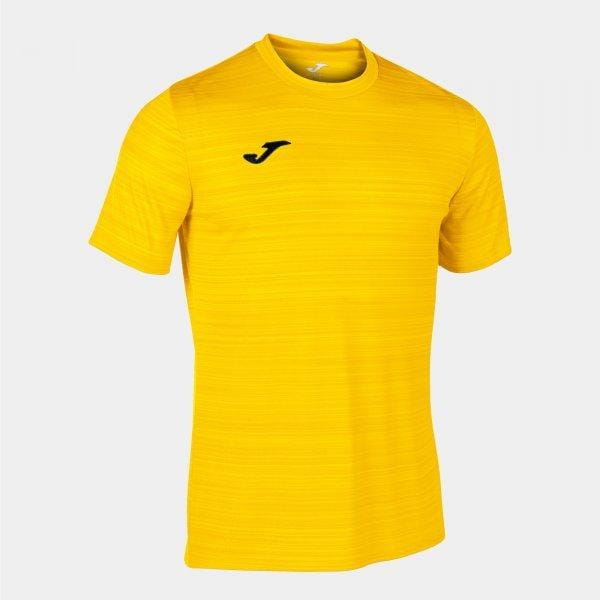 Tricou pentru bărbați Joma Grafity III Short Sleeve T-Shirt Yellow