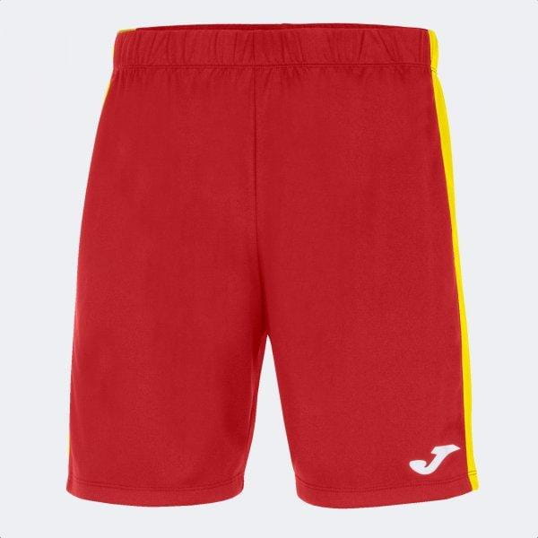 Мъжки къси панталони Joma Maxi Short Red Yellow