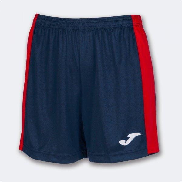 Shorts für Frauen Joma Maxi Short Navy Red