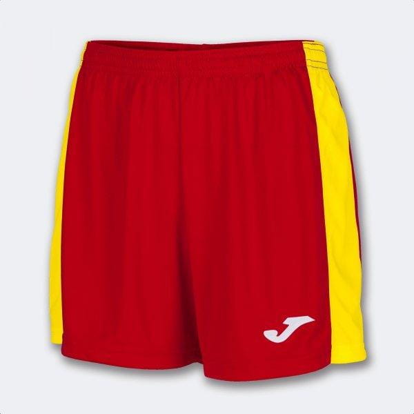 Shorts für Frauen Joma Maxi Short Red Yellow